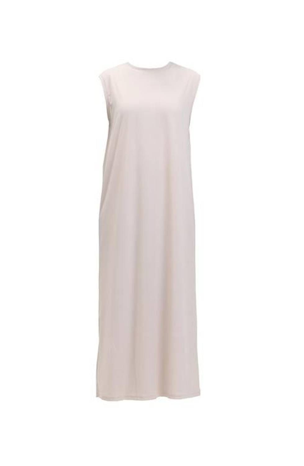 Fashion Show Underwear Plain Basic Sleeveless Dress - 06041 - Cream
