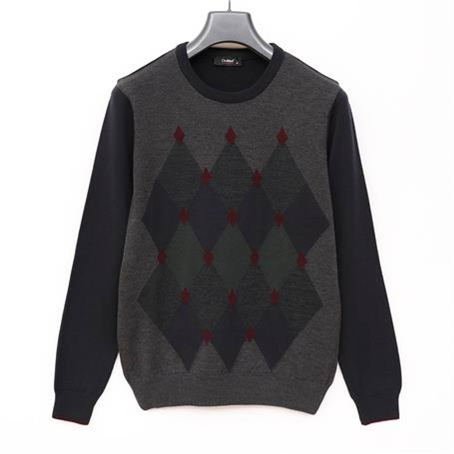 Erkek Bisiklet Yaka Uzun Kol Triko Kazak - 189229 - Antrasit