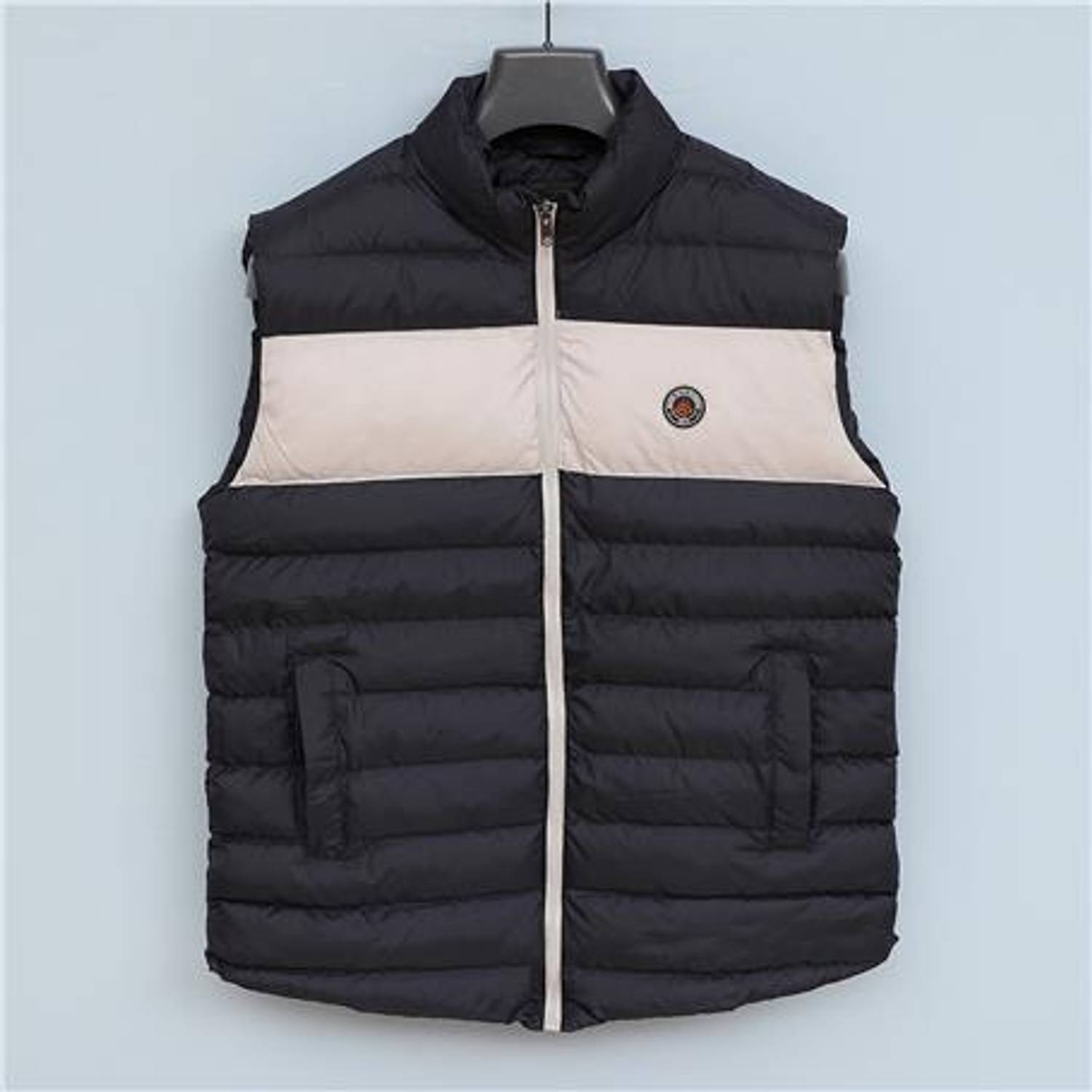 Мужская куртка без рукавов с воротником, ветронепроницаемая, утепленная, артикул 21504, цвет: темно-синий, размеры: XL, L, M, XXL