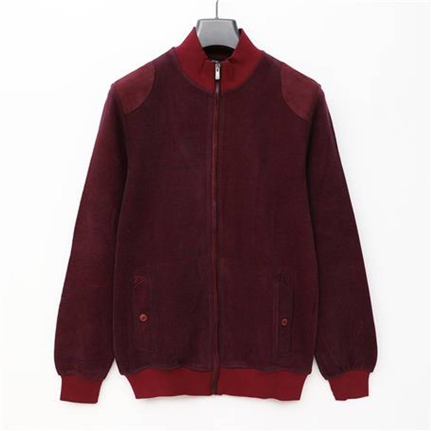 Чоловічий светр-жакет з довгим рукавом MTS-8013, бордовий, доступний у розмірах XL, L, M, XXL