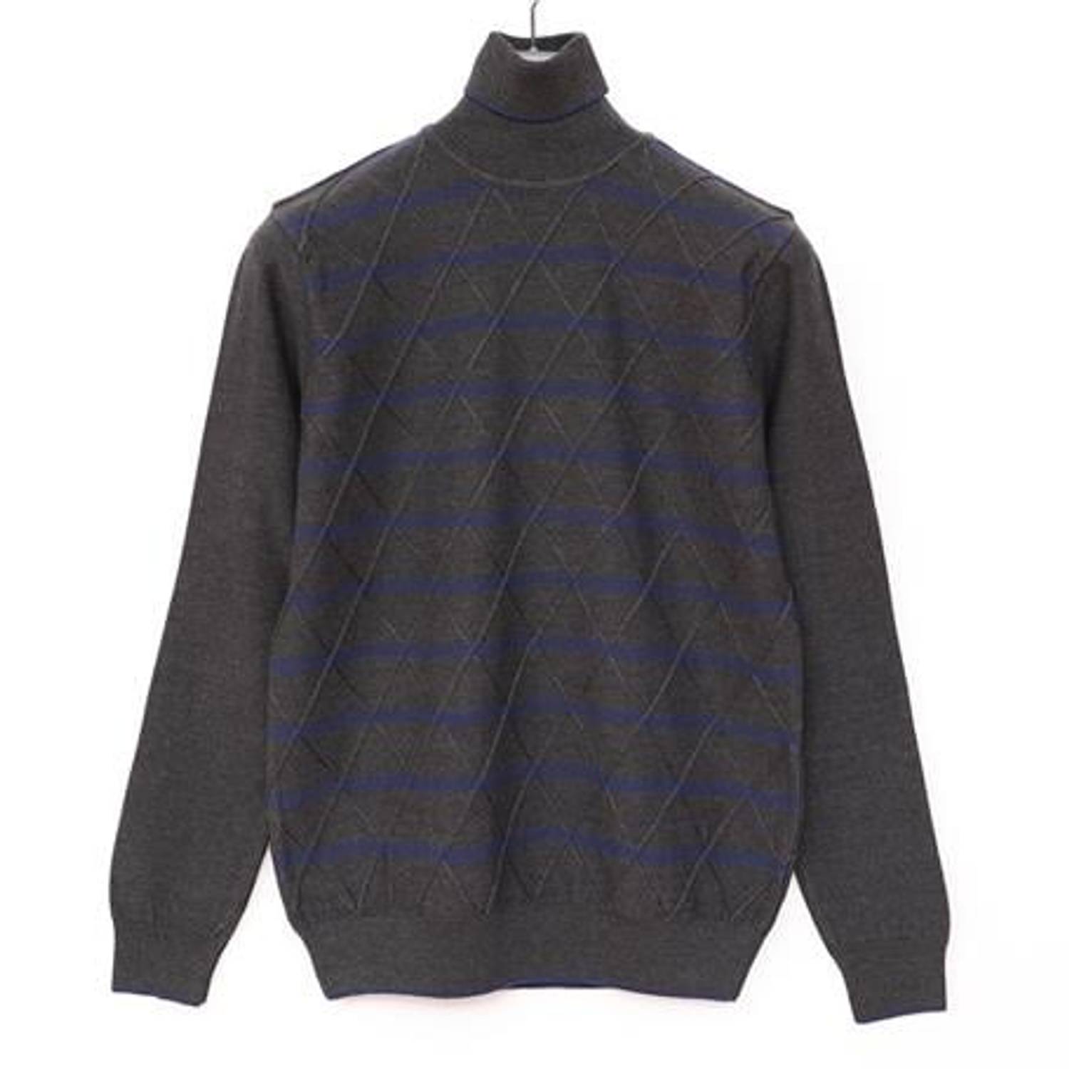 Erkek Uzun Kol Balıkçı Yaka Triko Kazak - 189232 - Antrasit