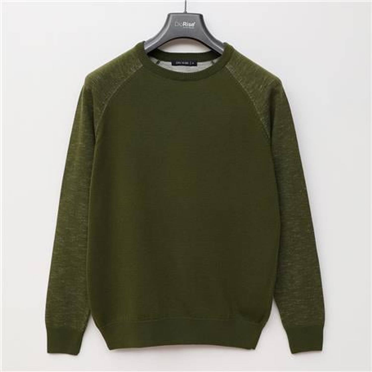 Uzun Kol Bisiklet Yaka Erkek Triko Kazak - 180780 - Bambu Yeşili