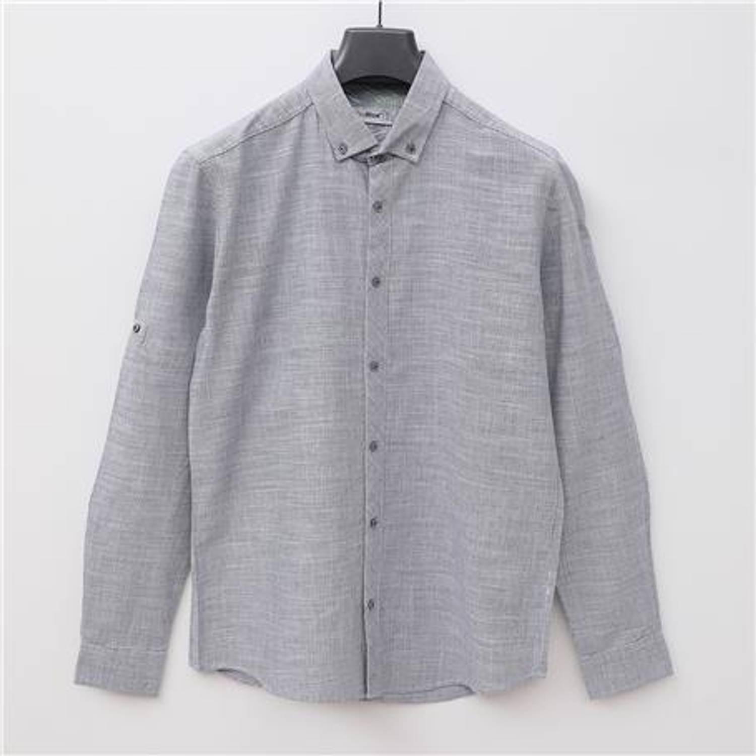 Modern Fit Erkek Gömlek - 11-1787 - Lacivert