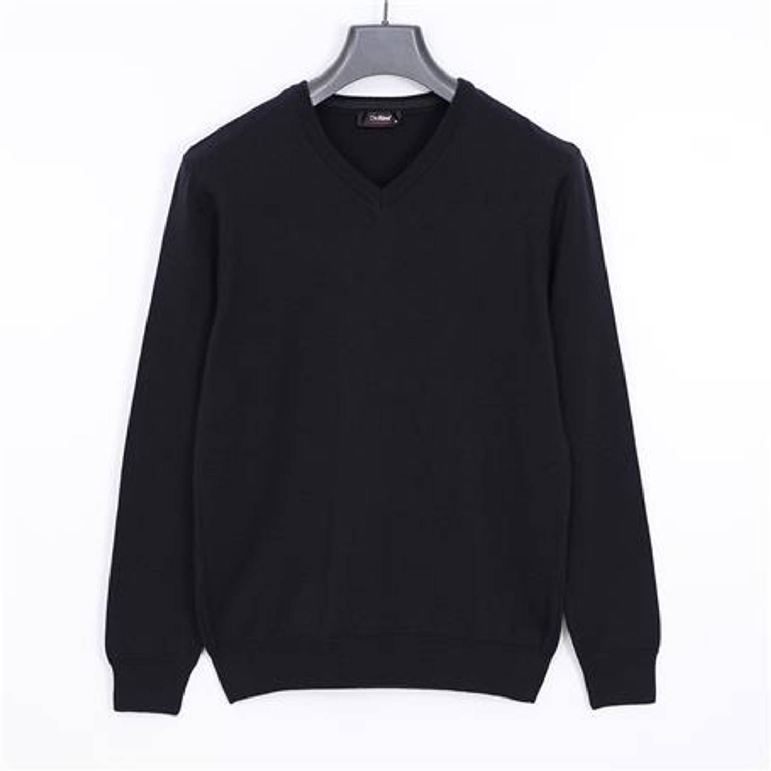 Erkek Uzun Kol V Yaka Triko Kazak - 180537-1 - Lacivert