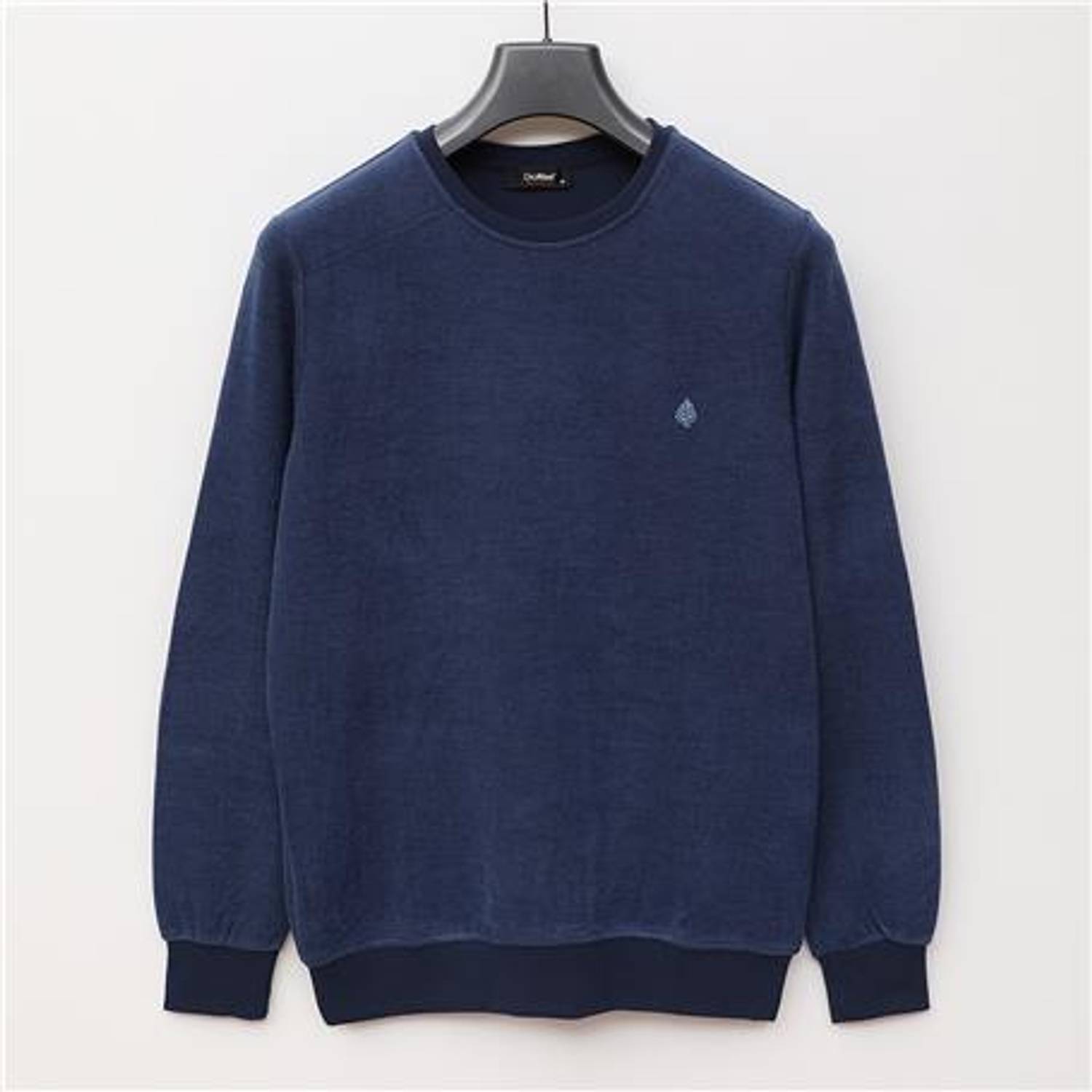 Erkek Uzun Kol Bisiklet Yaka Sweat - DIK-3701 - Marine