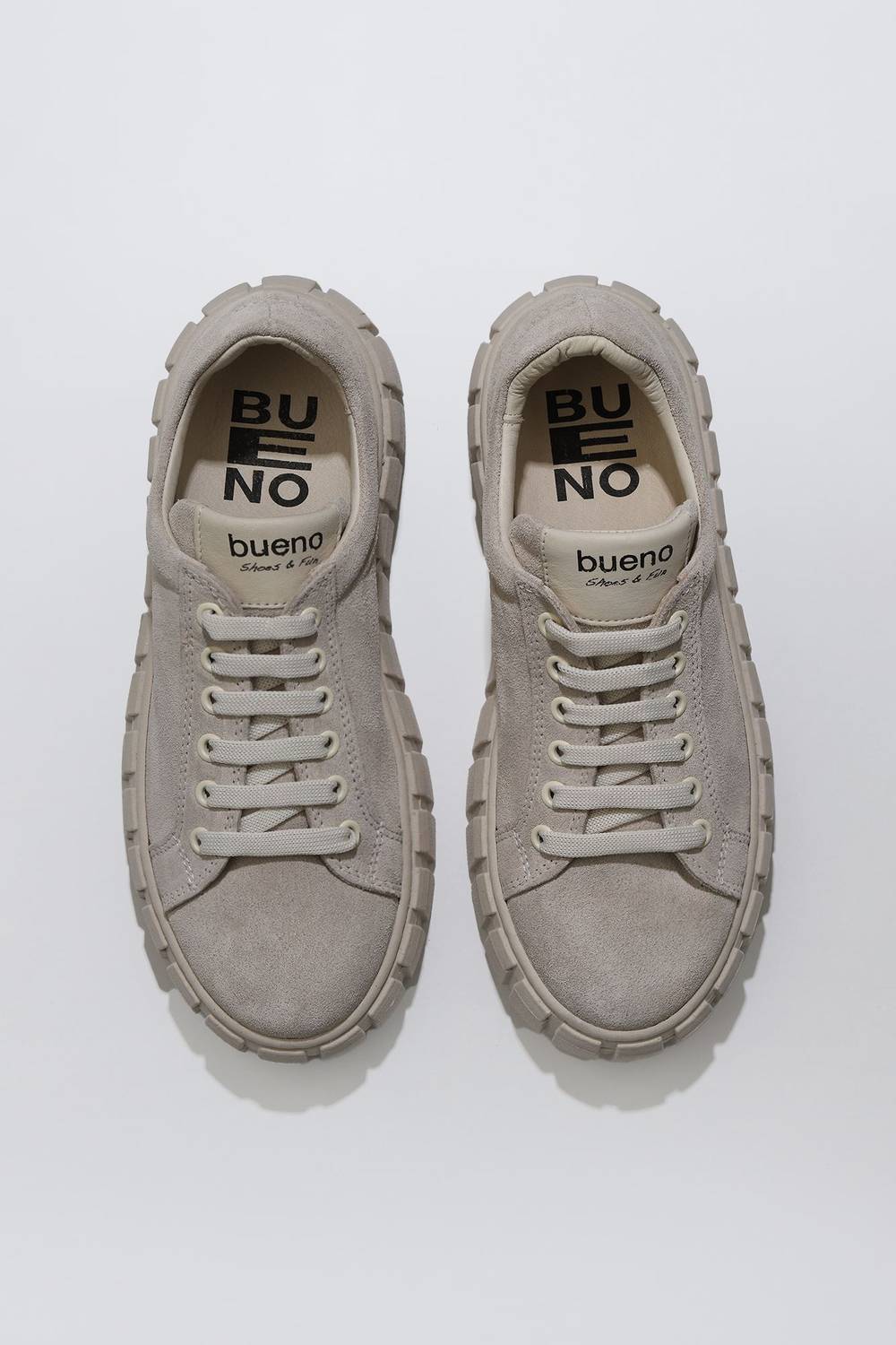 Обувь Bueno для женщин, спортивные туфли на платформе, материал: кожа, высота каблука 4 см, размеры: 35-42, цвета: бежевый, желтый, пудровый и другие