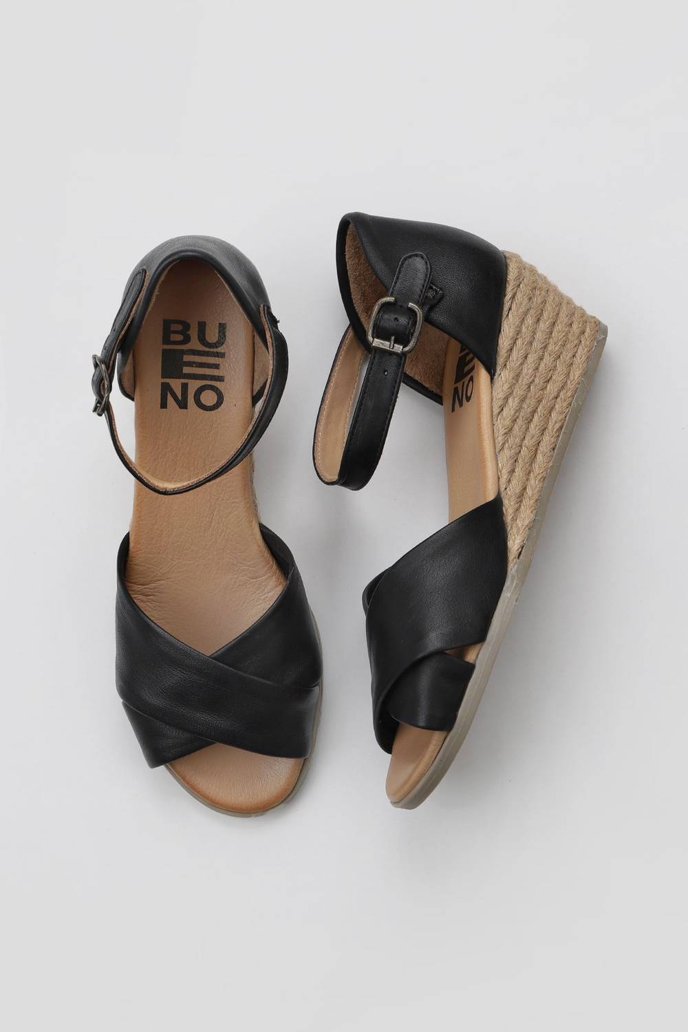 Bueno Shoes Women's Wedge Heels Espadrilles Sandals 01WS11102