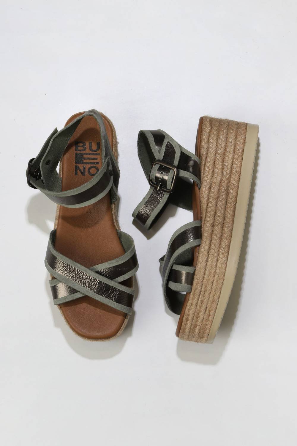 Bueno Shoes Women's Wedge Heels Espadrilles Sandals 01WU6116