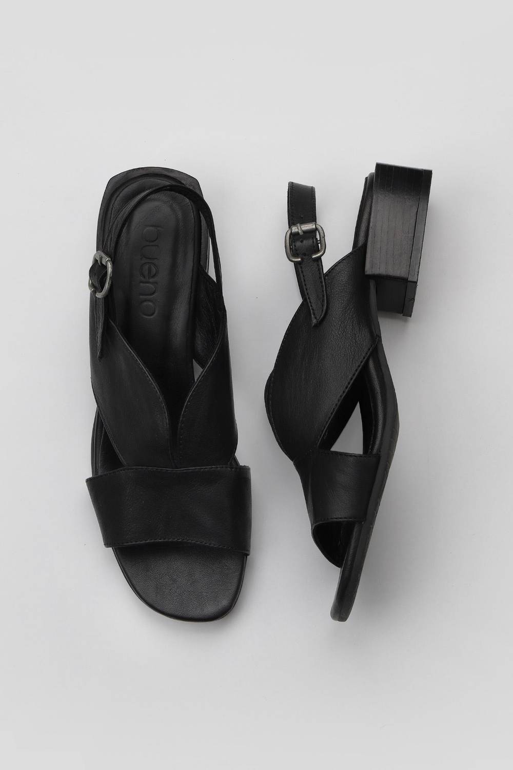 Туфли Bueno женские на высоком каблуке, кожа, белая и черная, высота каблука 3 см, размеры 36-41