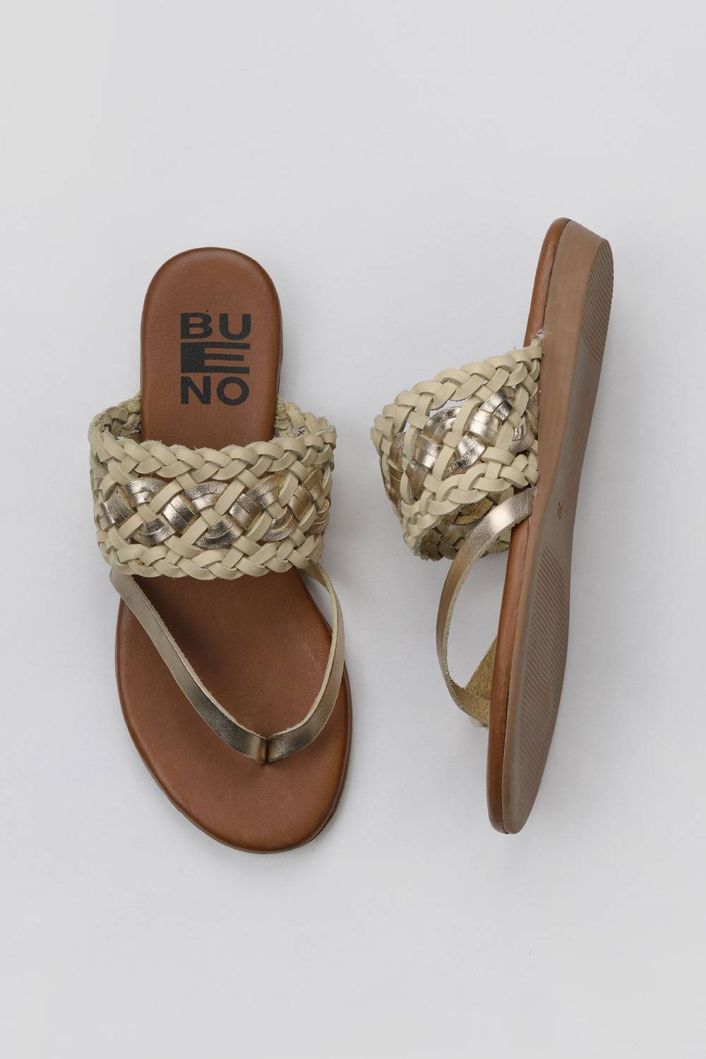 Жіночі шльопанці Bueno з відкритими пальцями, шкіра, термо підошва, доступні в різних кольорах та розмірах 35-42