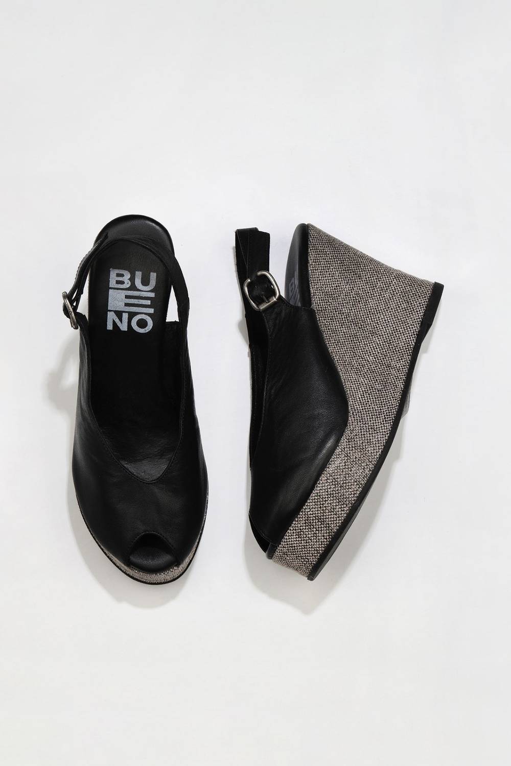 Bueno Shoes Kadın Dolgu Topuklu Espadril Sandalet 01WQ5802