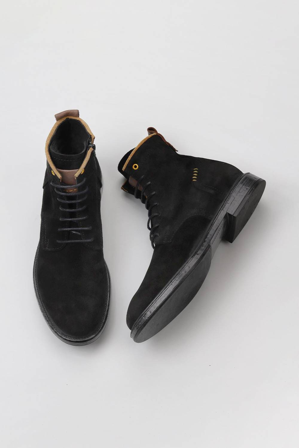 Мужские ботинки Bueno 01MV9306, кожаные, высота каблука 2,5 см, размеры 40-45, цвета: коричневый, хаки, серый, черный, синий, кирпичный