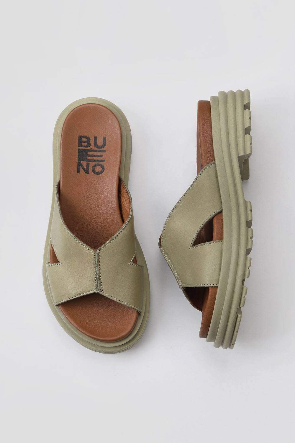 Bueno Shoes Kadın Dolgu Topuklu Terlik 01WY8304