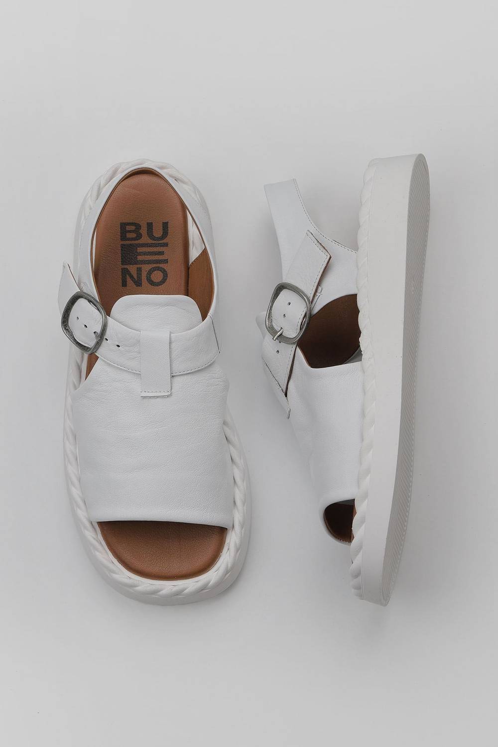 بوينو شوز صندل نسائي مسطح 01WY9103