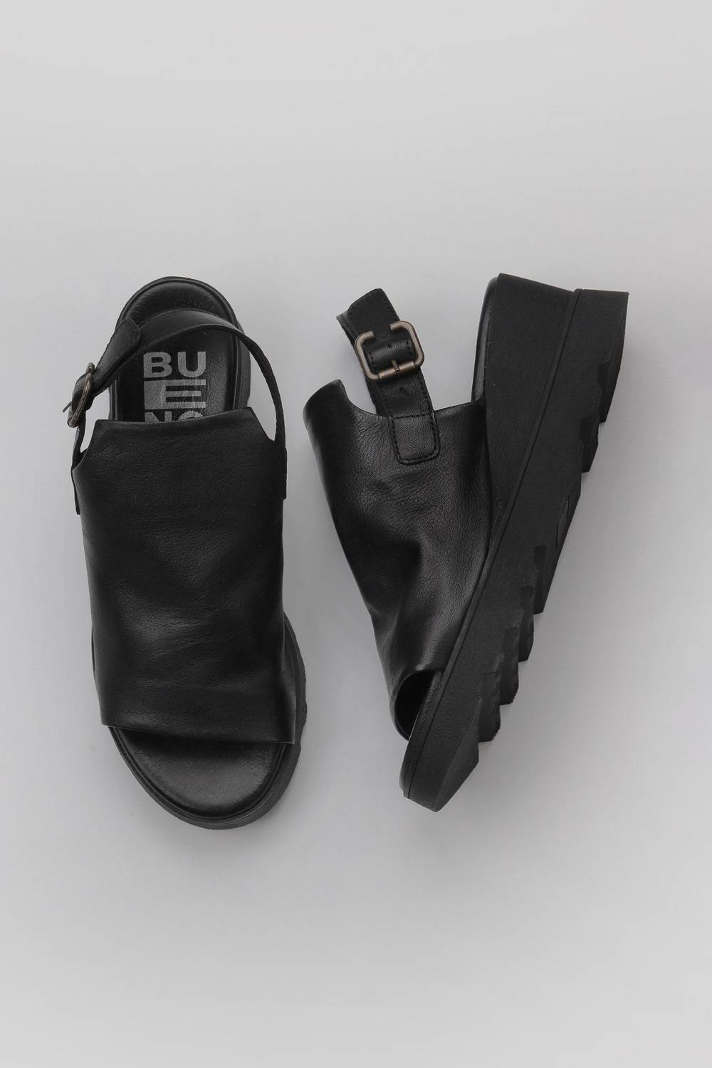 Женские сандалии с.platforma Bueno 01WY8603, кожаные, 6 см каблук, доступны в оранжевом, черном, желтом и визоновых цветах. Размеры 35-41.