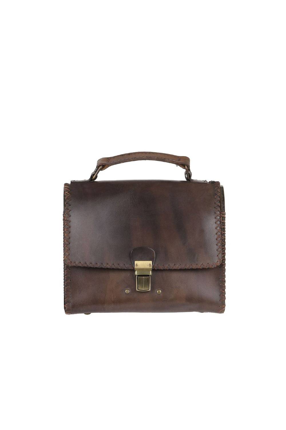 حقيبة بدان للنساء من جلد طبيعي بألوان متعددة: بنفسجي وصفراء وبلون البني الداكن والنيلي والوردي