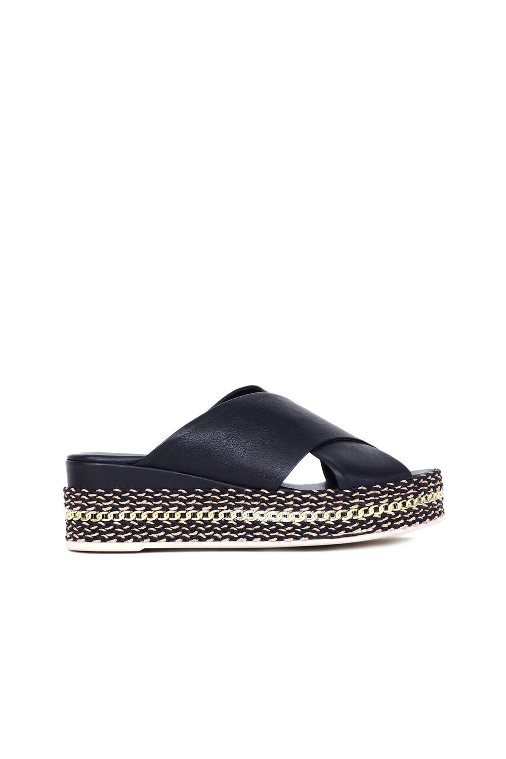 Bueno Shoes Kadın Dolgu Topuklu Espadril Terlik 01WQ5907