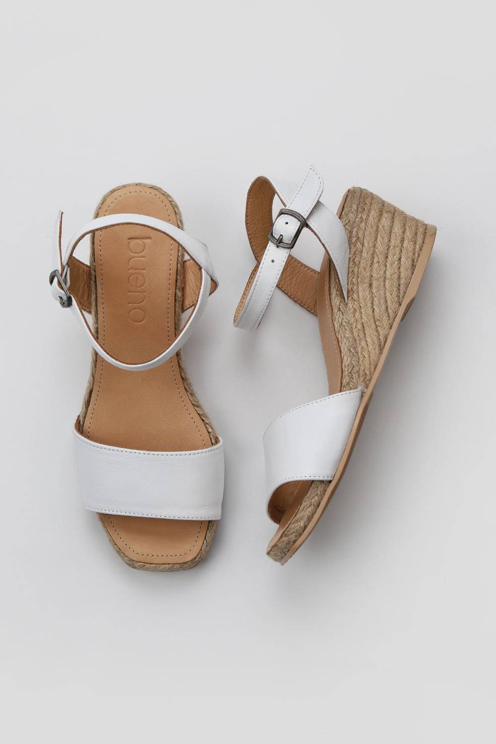 Bueno Shoes Kadın Dolgu Topuklu Espadril Sandalet 01WS10304