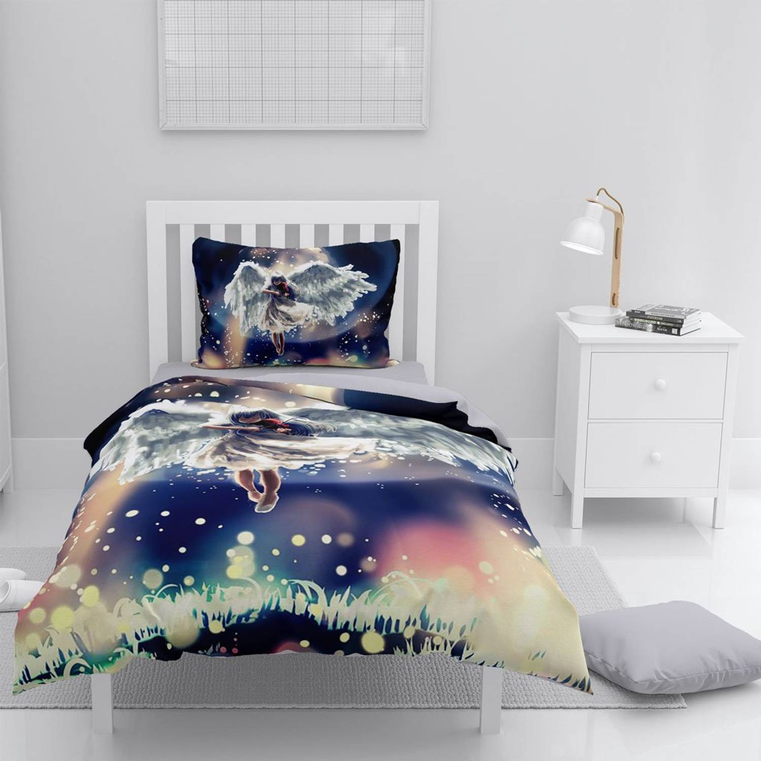 Monohome Angela 3D Pamuk Saten Tek Kişilik Nevresim Takımı