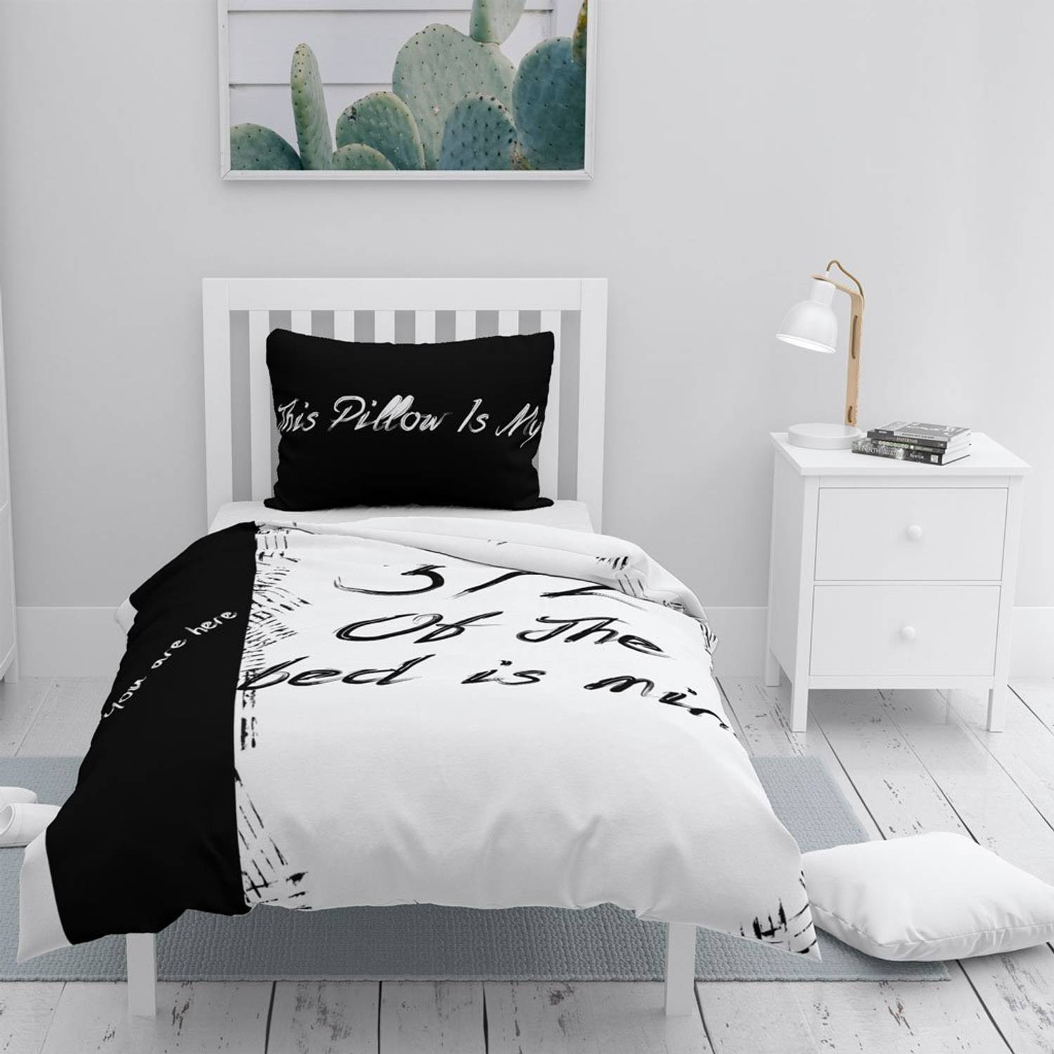 Monohome My Bed 3D Cotton Satin Single Duvet Cover Set