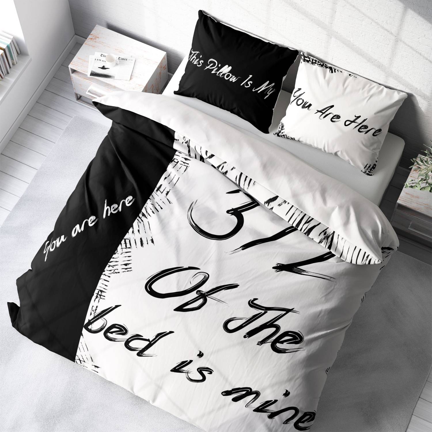 Monohome My Bed 3D Cotton Satin Double Duvet Cover Set