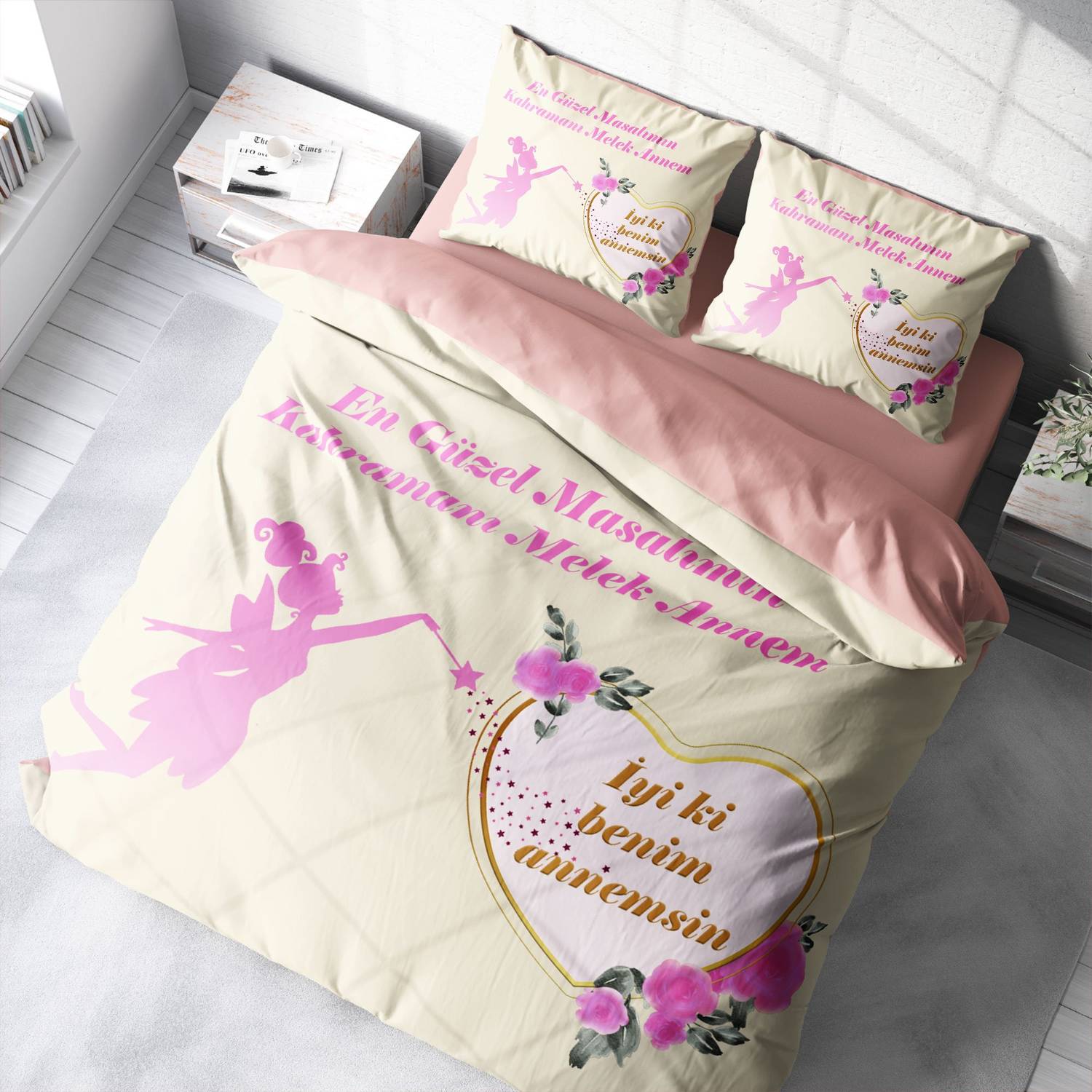 Monohome Mother's Day II 3D Double Duvet Cover Set