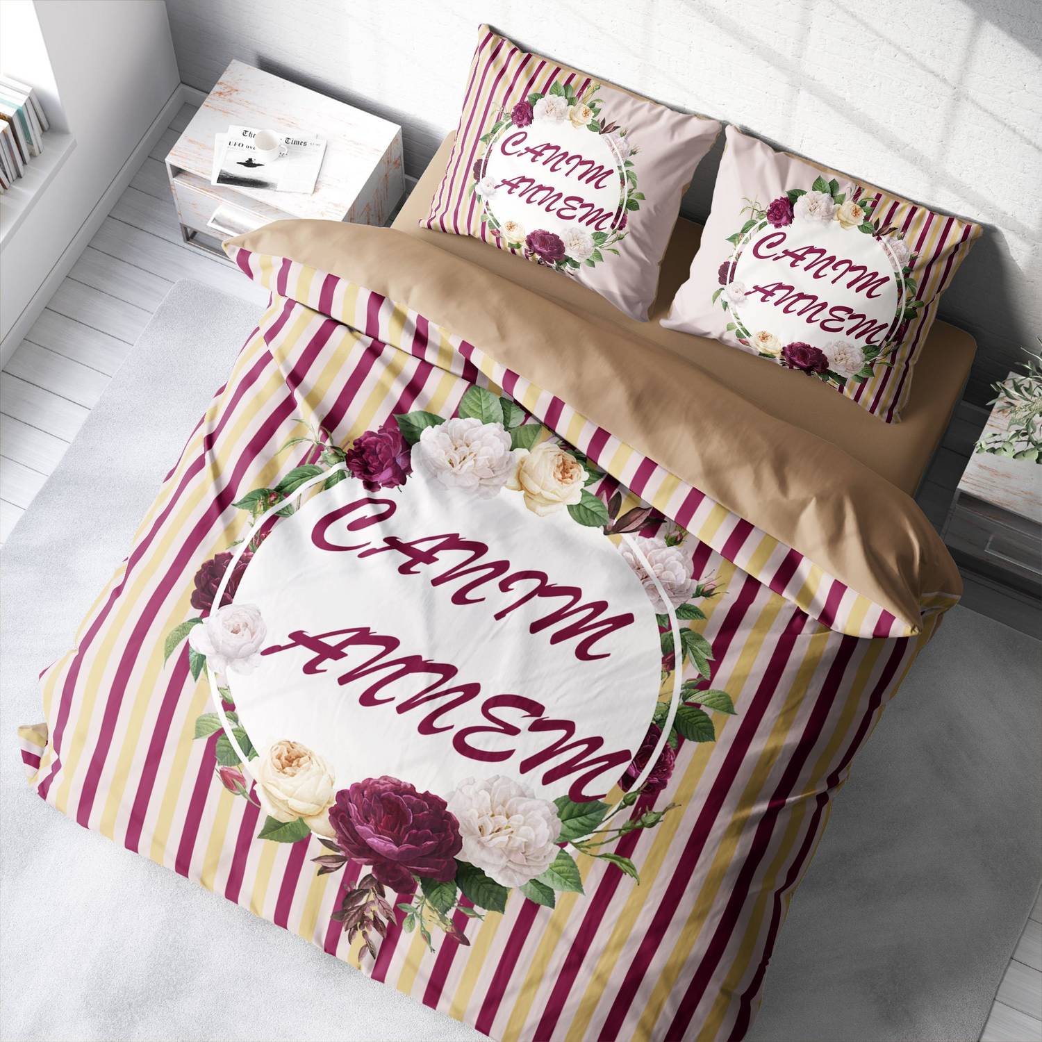 Monohome Anneler Günü IV 3D Çift Kişilik Nevresim Takımı