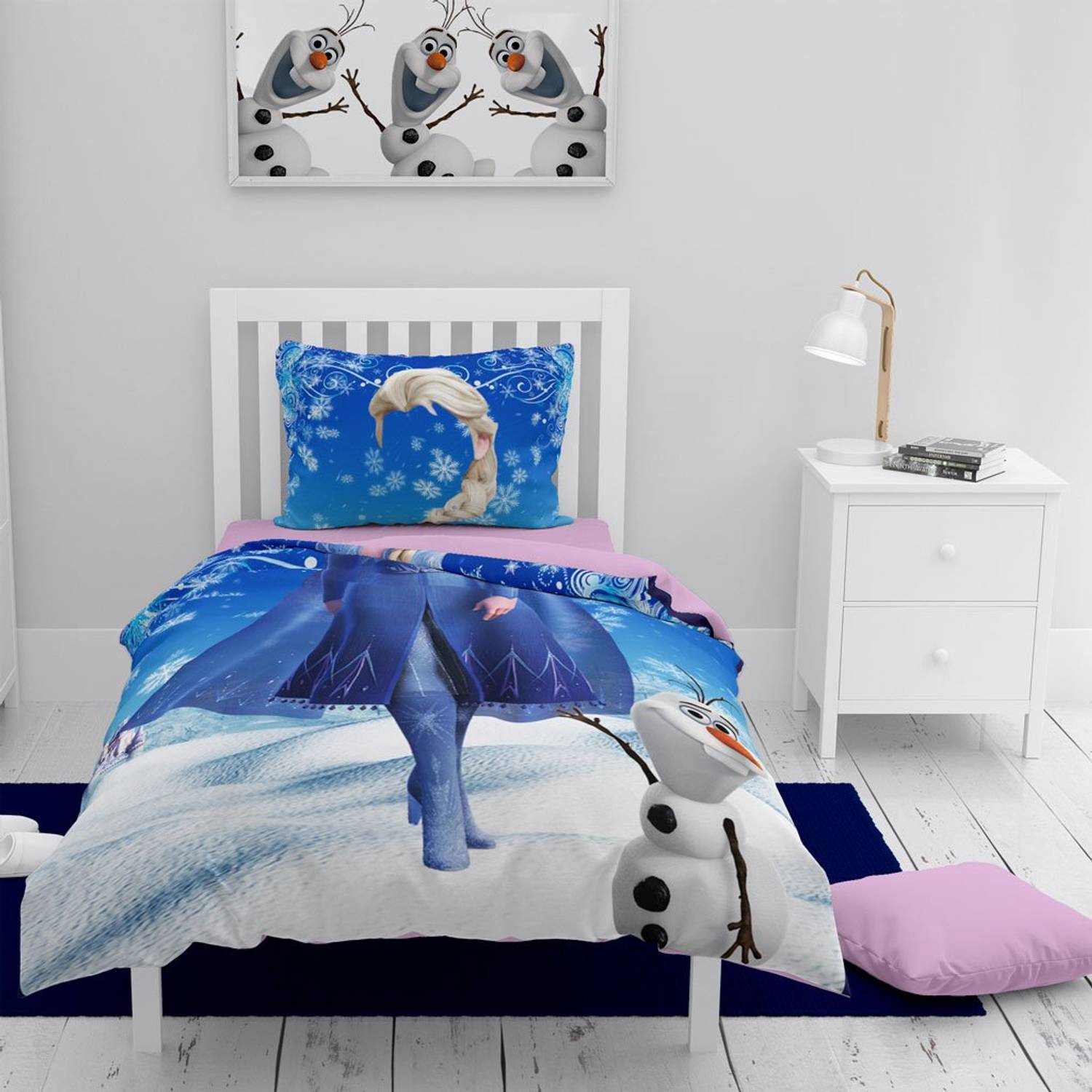 MonoHome Elsa 3D Pamuk Saten Çocuk Nevresim Takımı