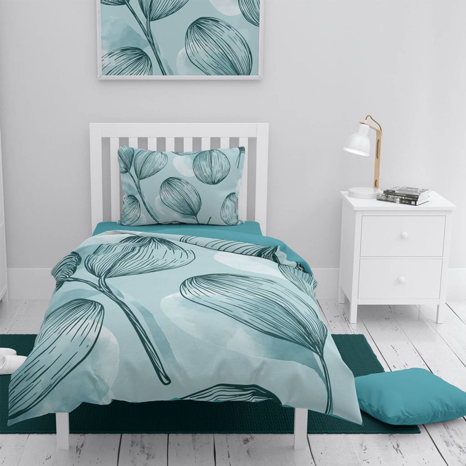 MonoHome Baloni 3D Pamuk Saten Tek Kişilik Nevresim Takımı