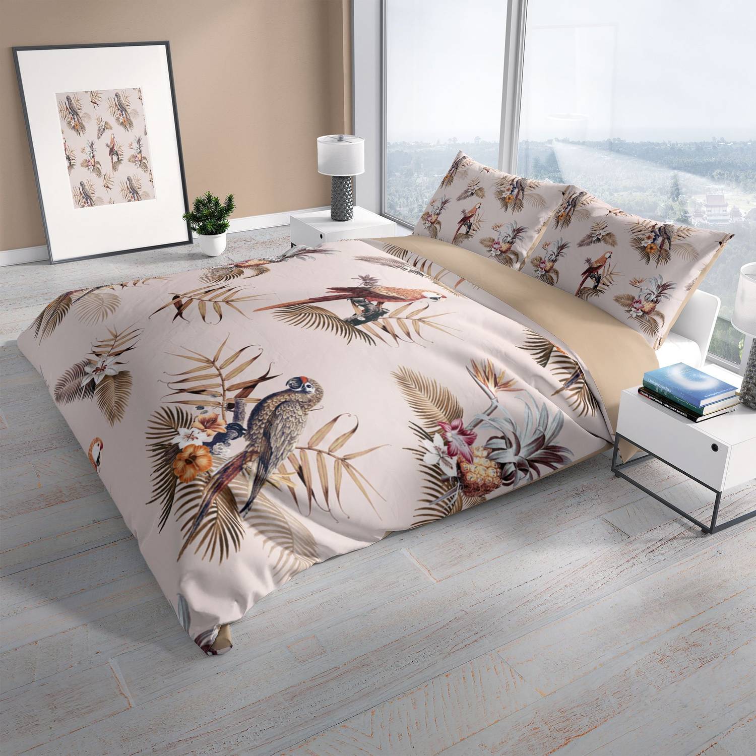 Мелкие детали Cattleya ParLand 3D постельное белье из сатинового хлопка, двуспальный комплект, цифровая печать, живые цвета, высшее качество и комфорт