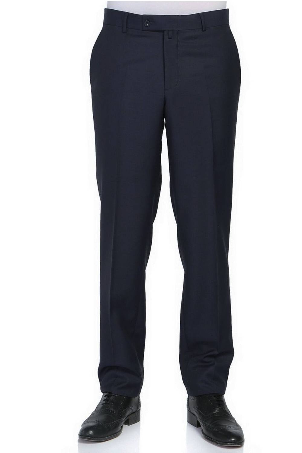 Men's Dark Navy Blue Gold Star Seasonal Fabric Trousers