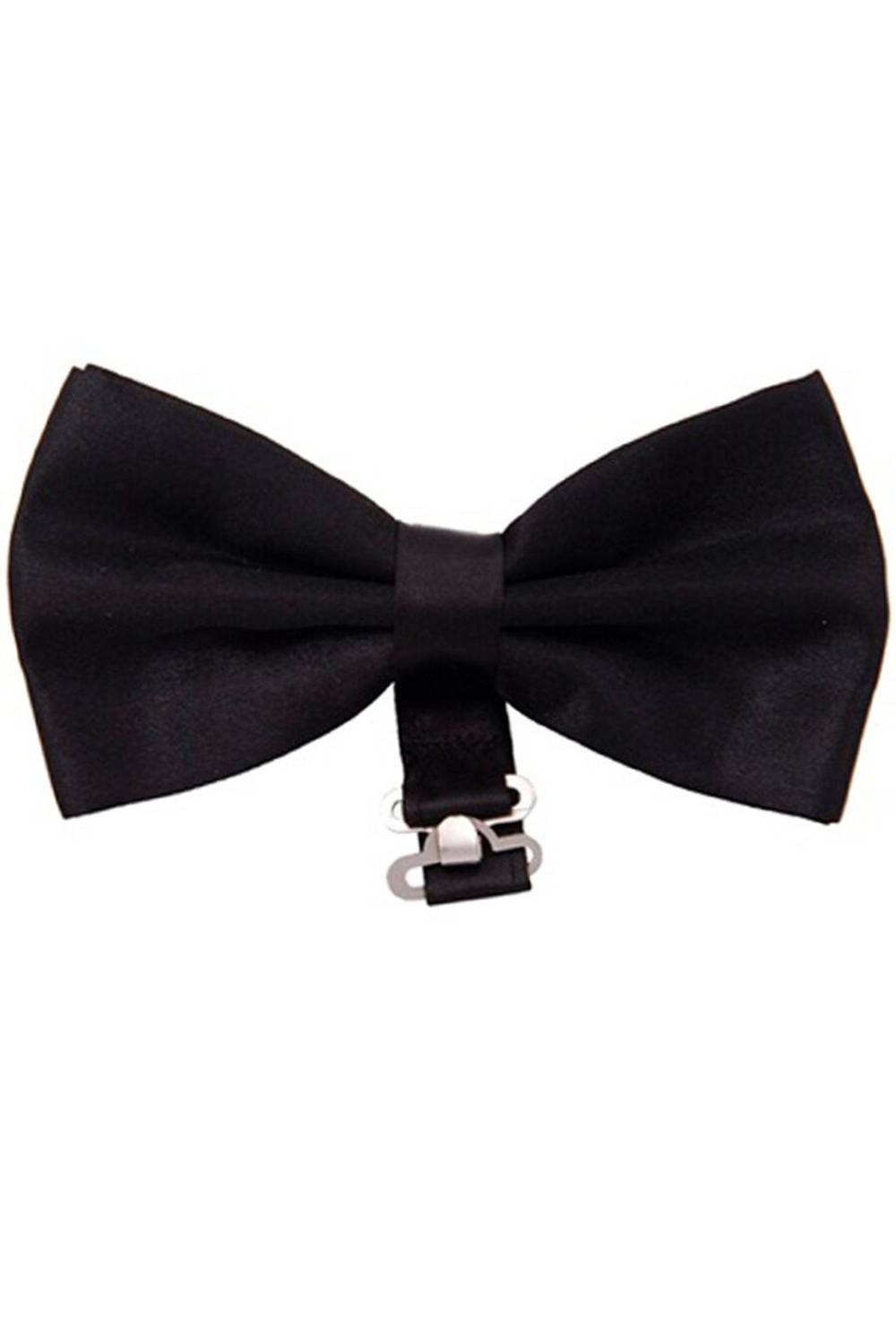 Varetta Erkek Siyah Saten Kumaş Papyon