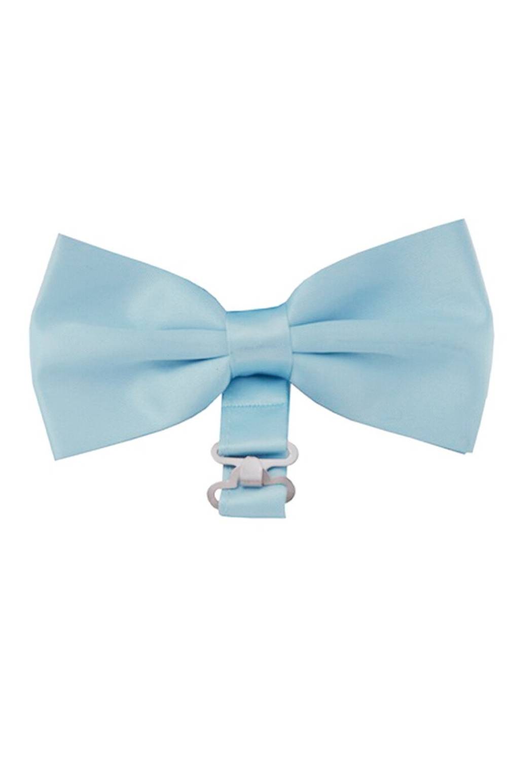 Varetta Erkek Orta Mavi  Saten Kumaş Papyon