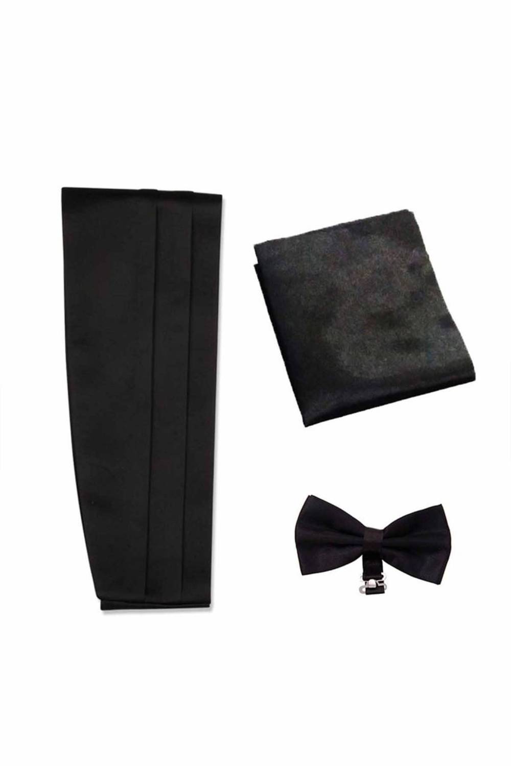 مجموعة وشاح العريس الأسود للرجال