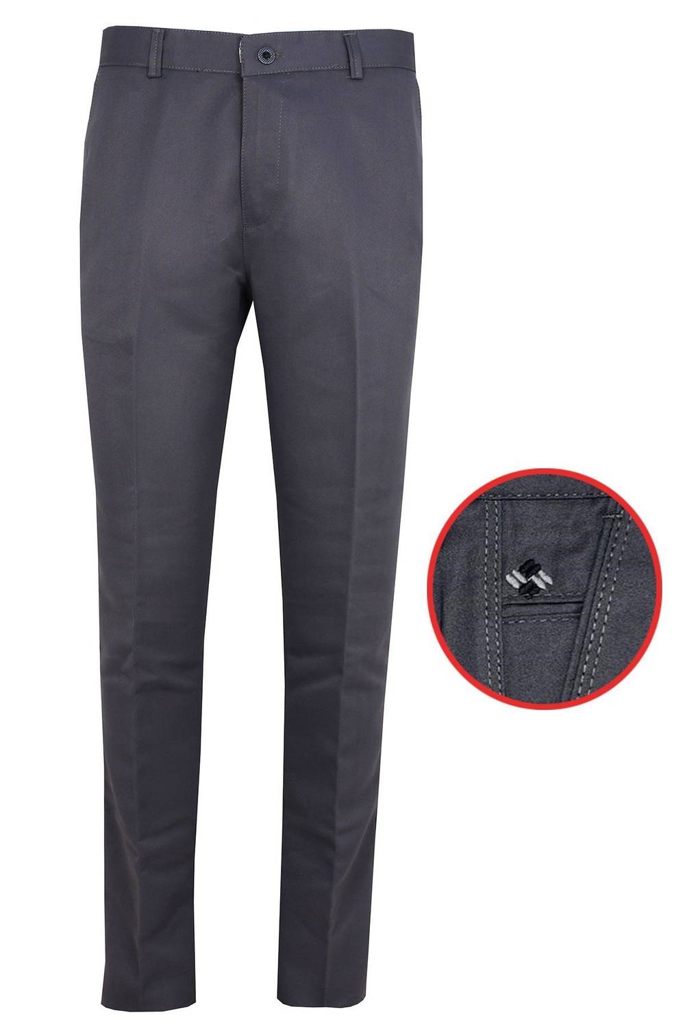 Erkek Füme Klasik Kesim Keten Pantolon