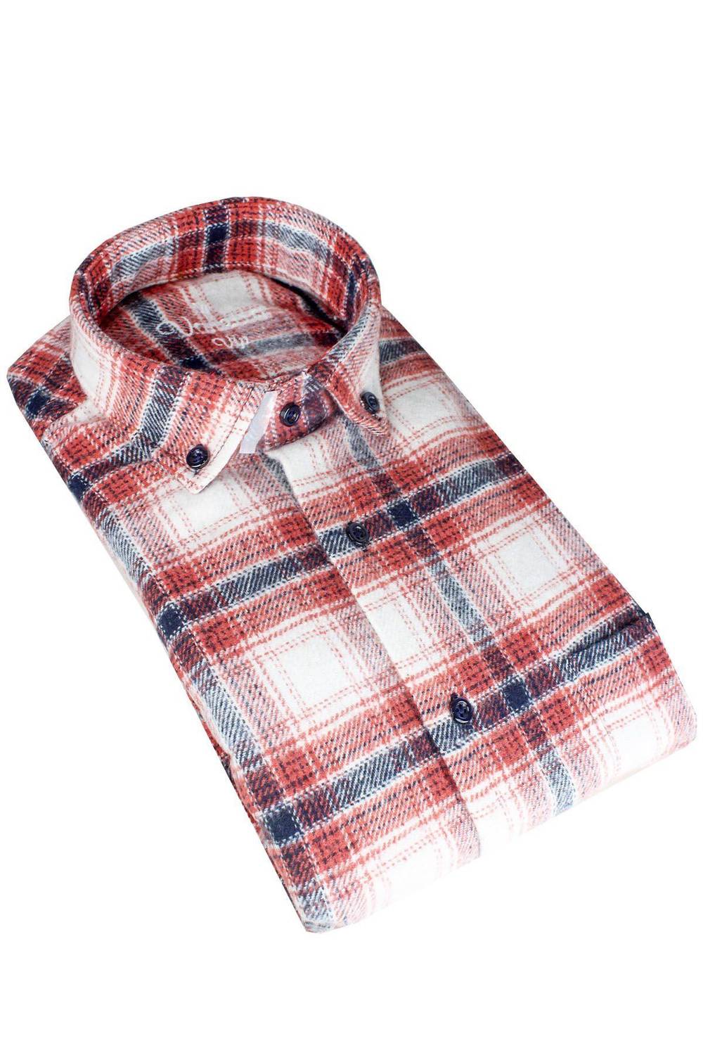 Varetta Men's Blue Thick Winter Pocketed Lumberjack Shirt