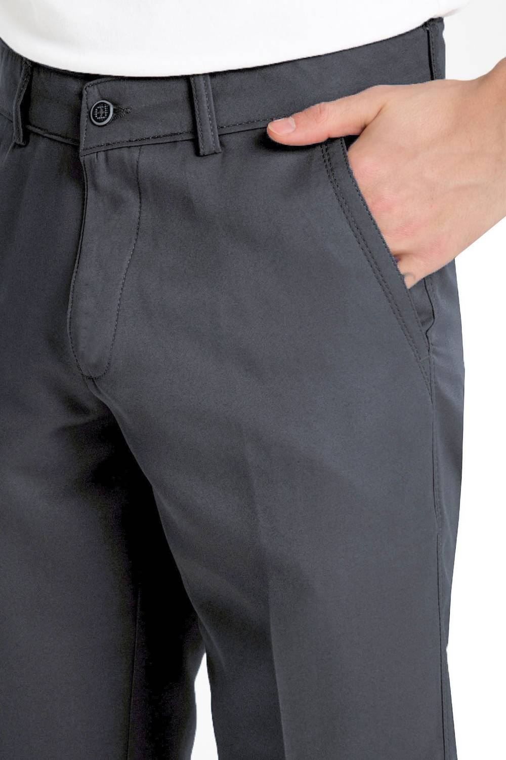 Varetta Erkek Füme Pamuklu Cepli Yazlık Düz Keten Pantolon