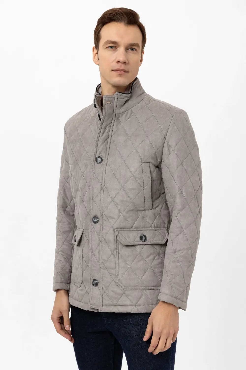 Slim Kalıp Kapitone Mont