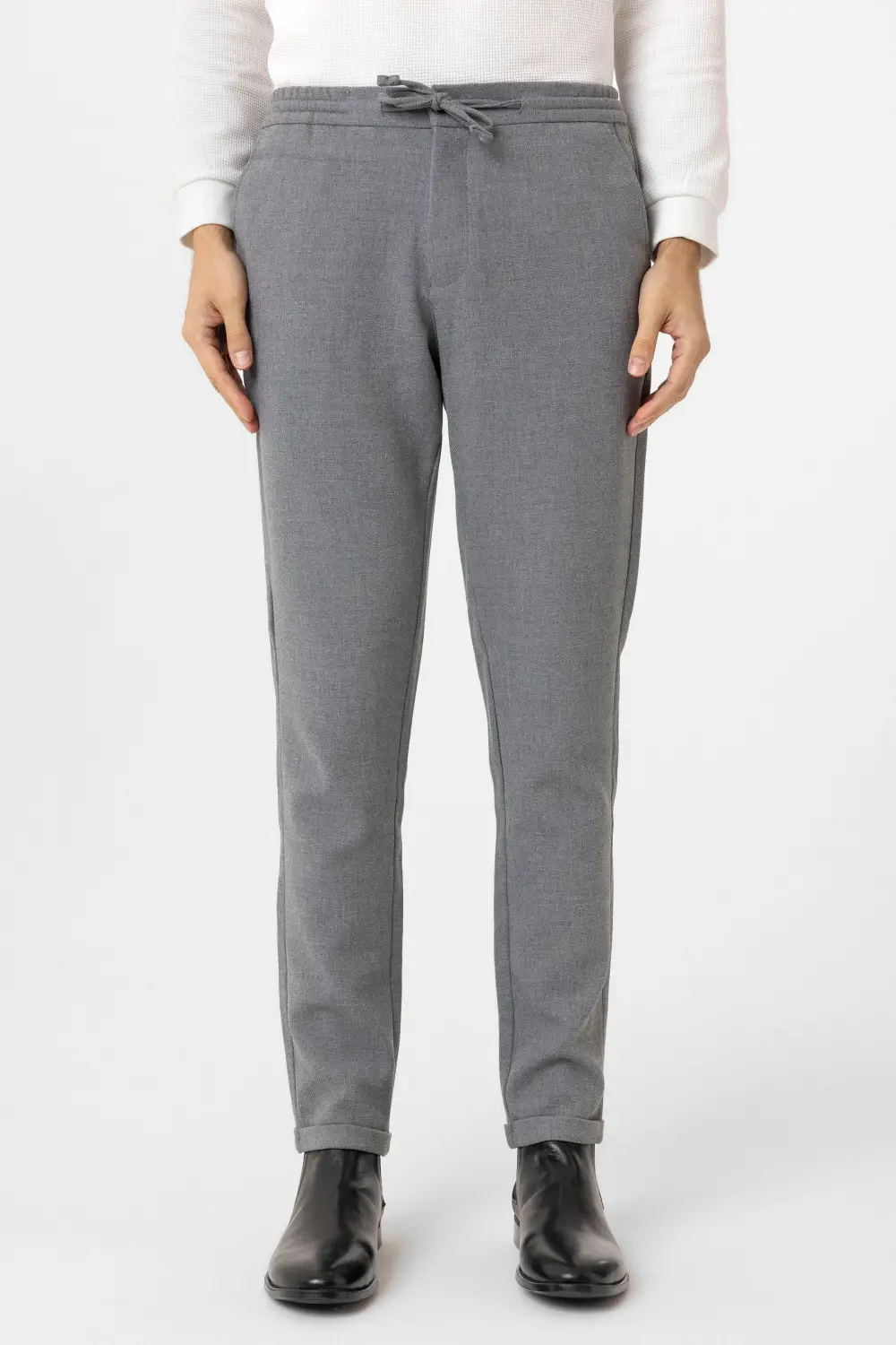 Слімові прямі брюки-багатошарники для бізнесу, бежевий, висока якість, розміри 40-50, з бавовни, ідеальні для повсякденного використання