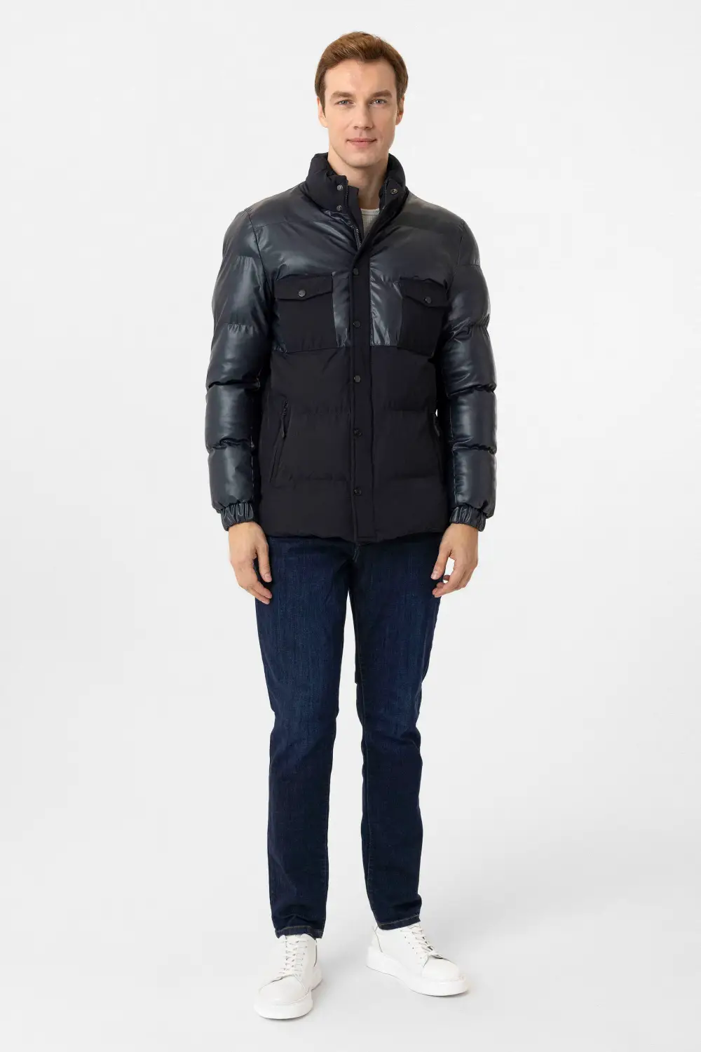 Slim Kalıp Kapitone Mont