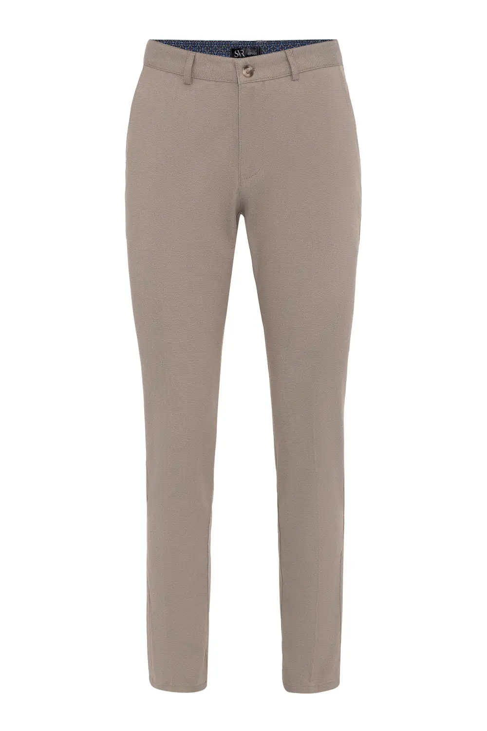 Regular Kalıp Armürlü Pantolon