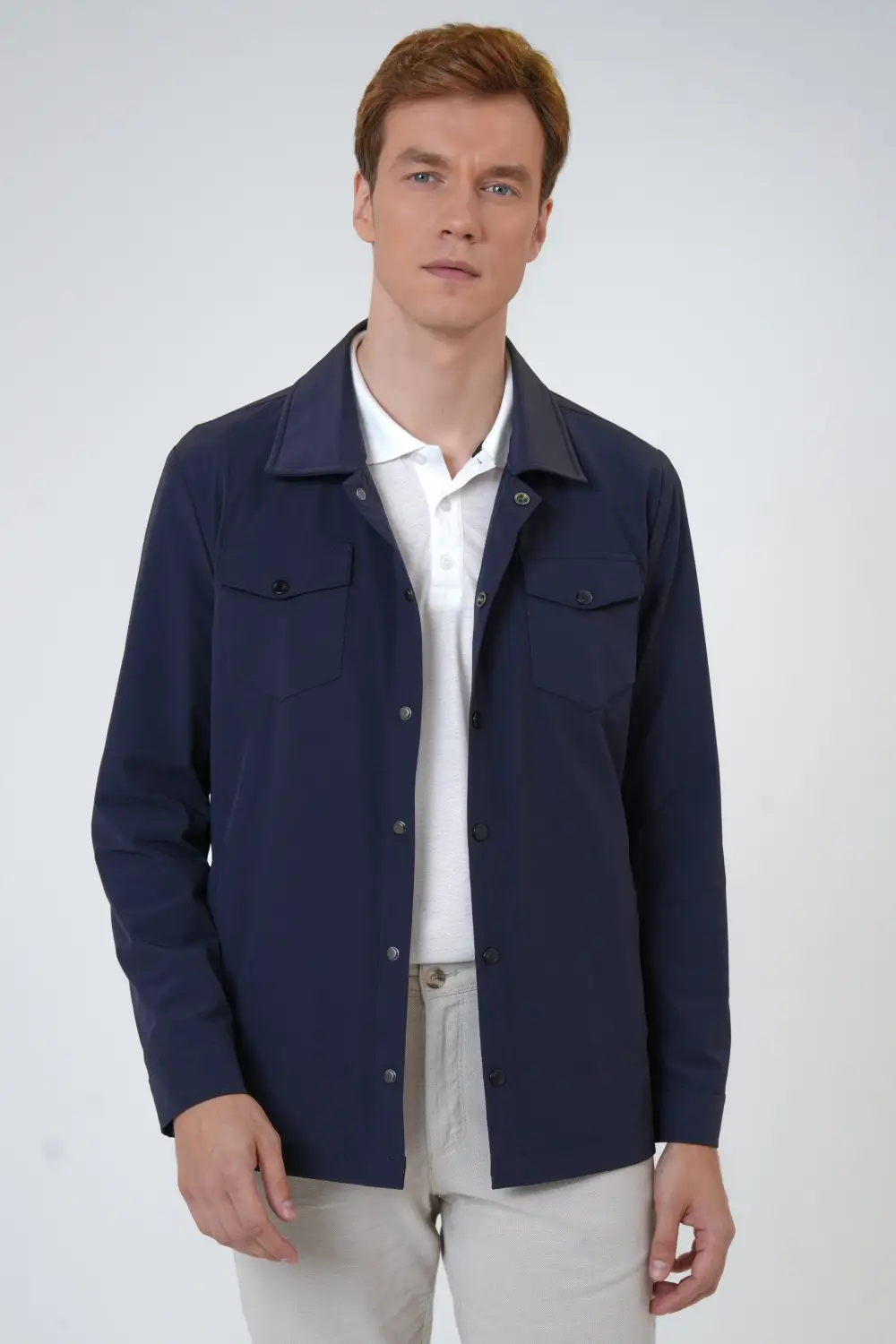 Slim Kalıp Düz Mont