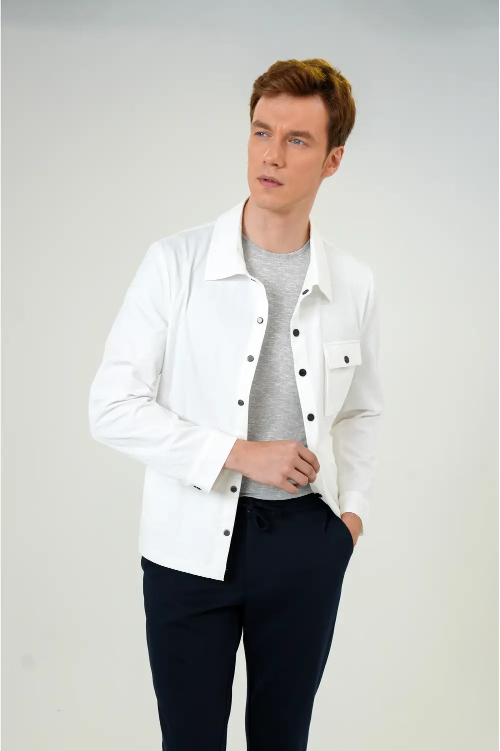 Slim Kalıp Armürlü Mont