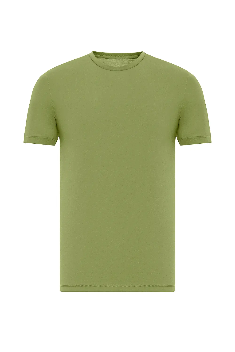 Футболка з круглим вирізом, прямий крій, білого кольору, 100% бавовна, Туреччина