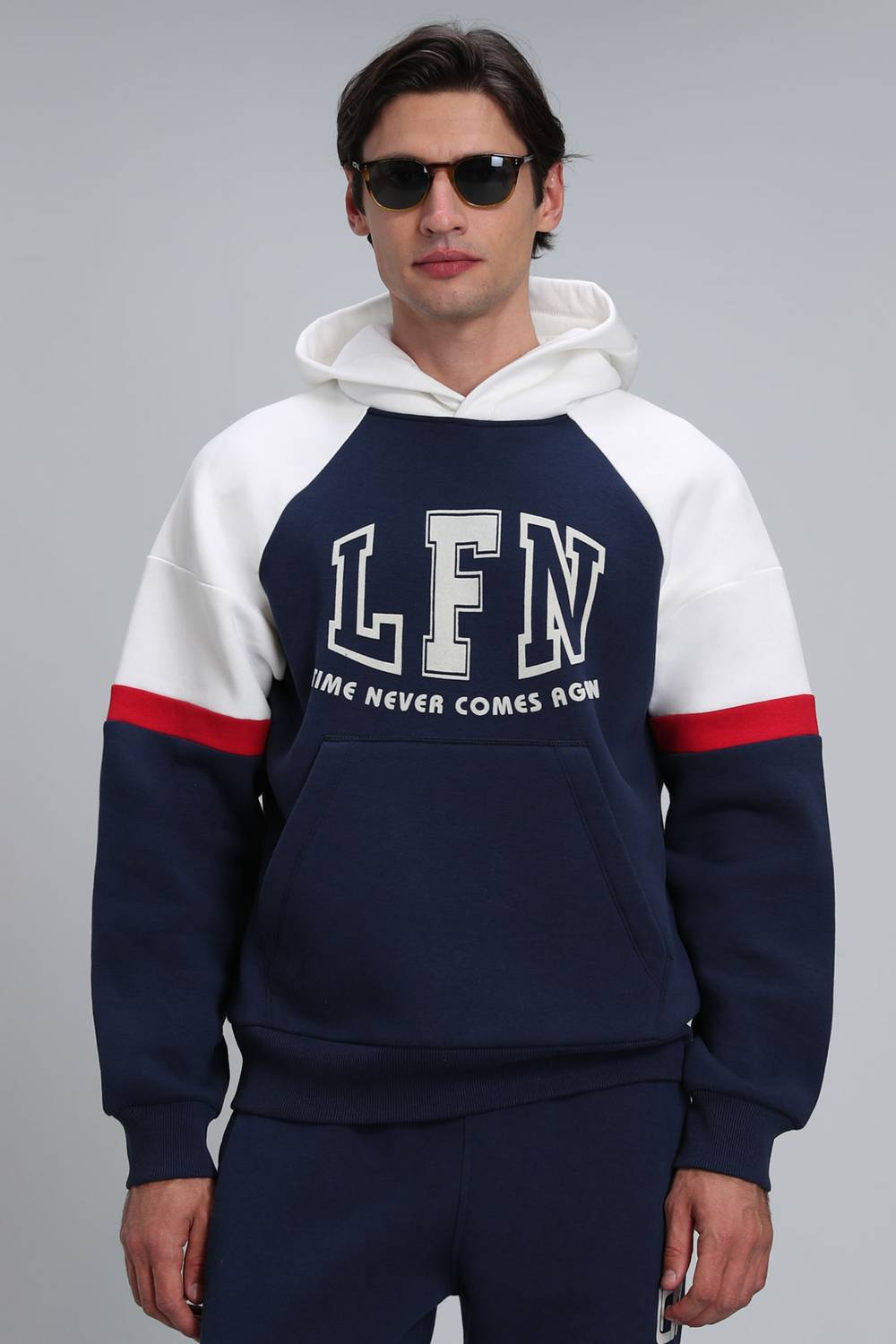 Never Men's Sweatshirt Navy Blue