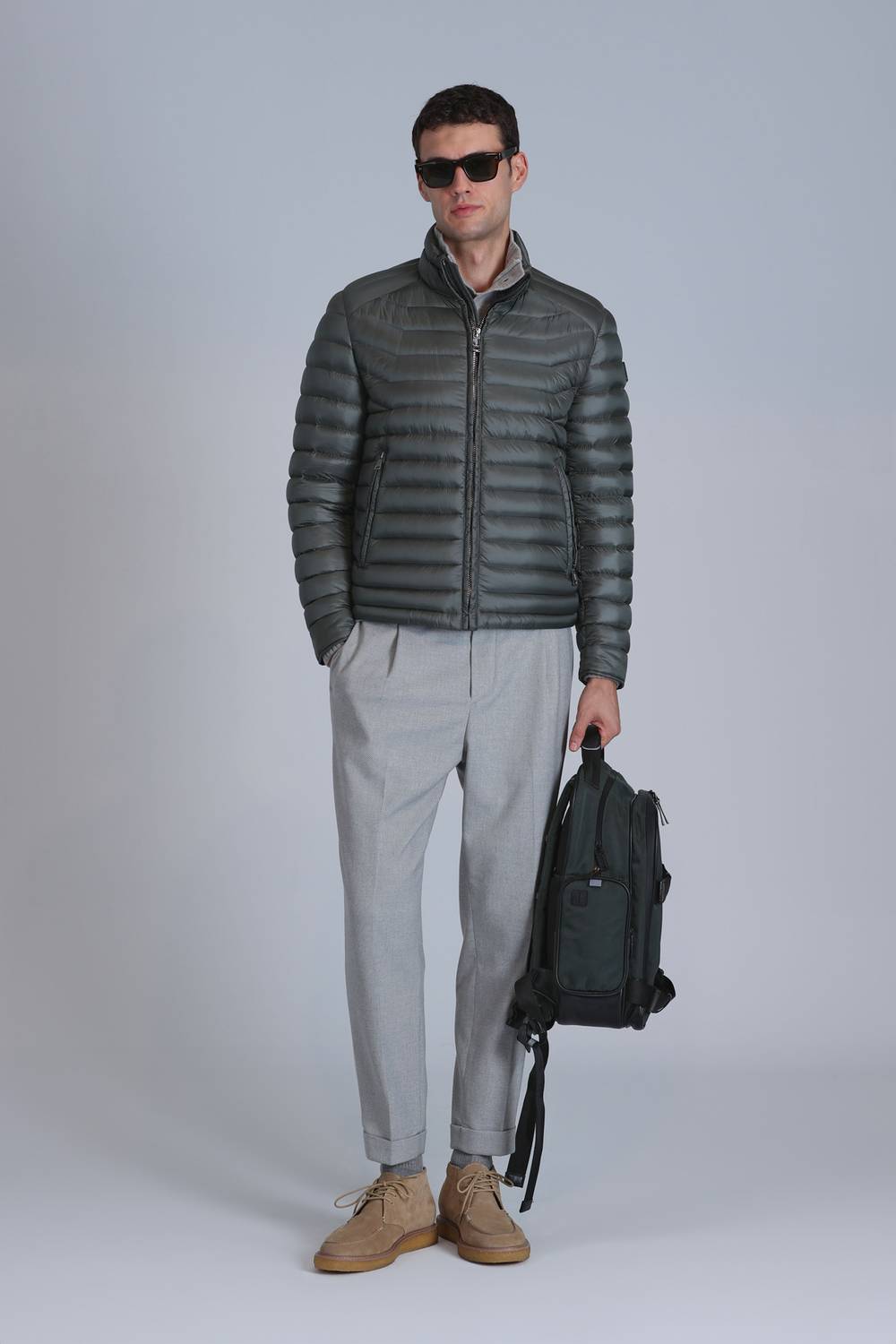 Andy Kaz Tüyü Erkek Mont Yeşil