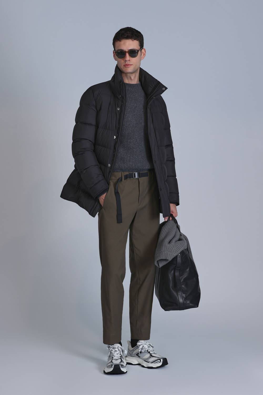 Rıld Kaz Tüyü Erkek Mont Siyah