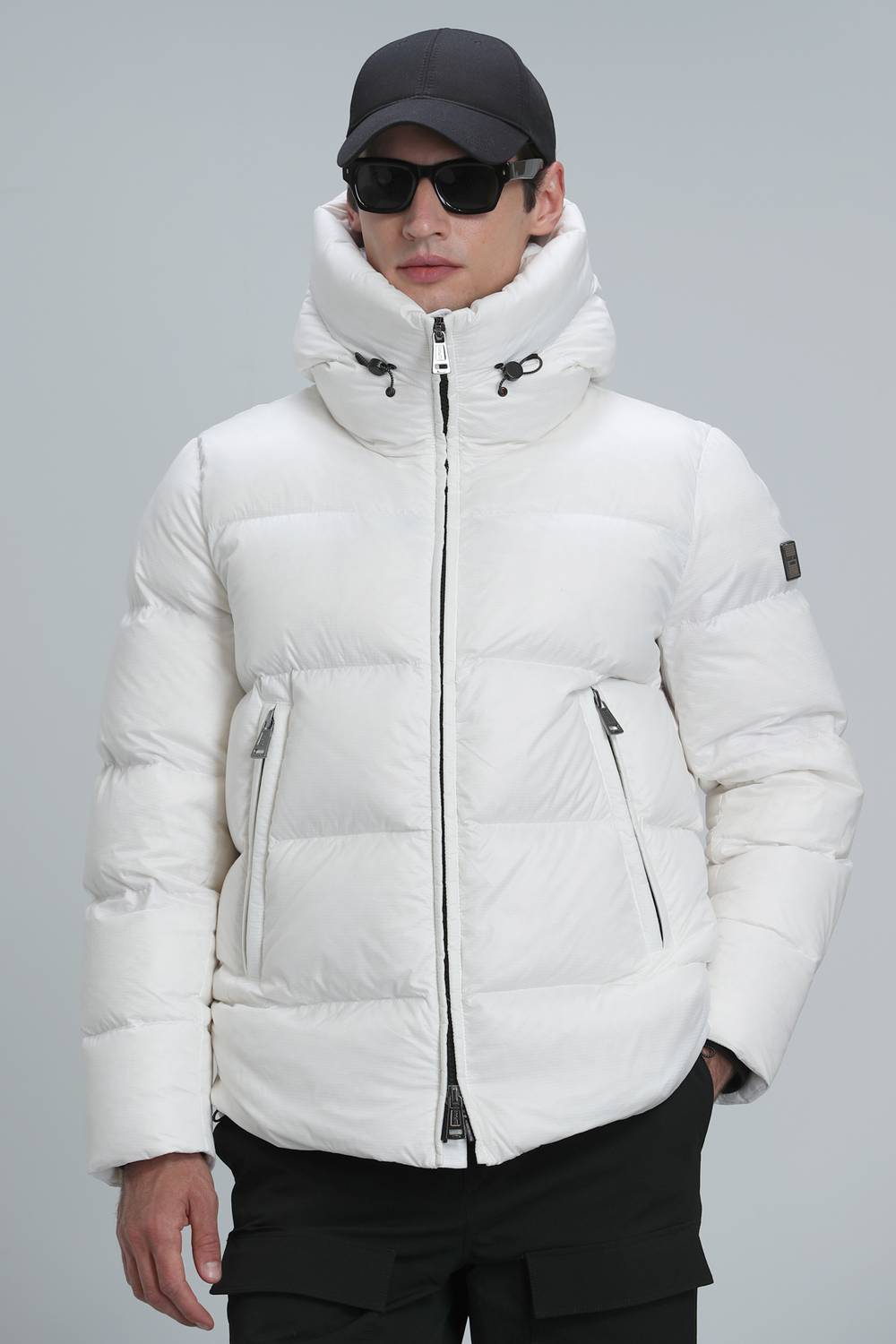 Tommy Goose Feather Men's Coat White