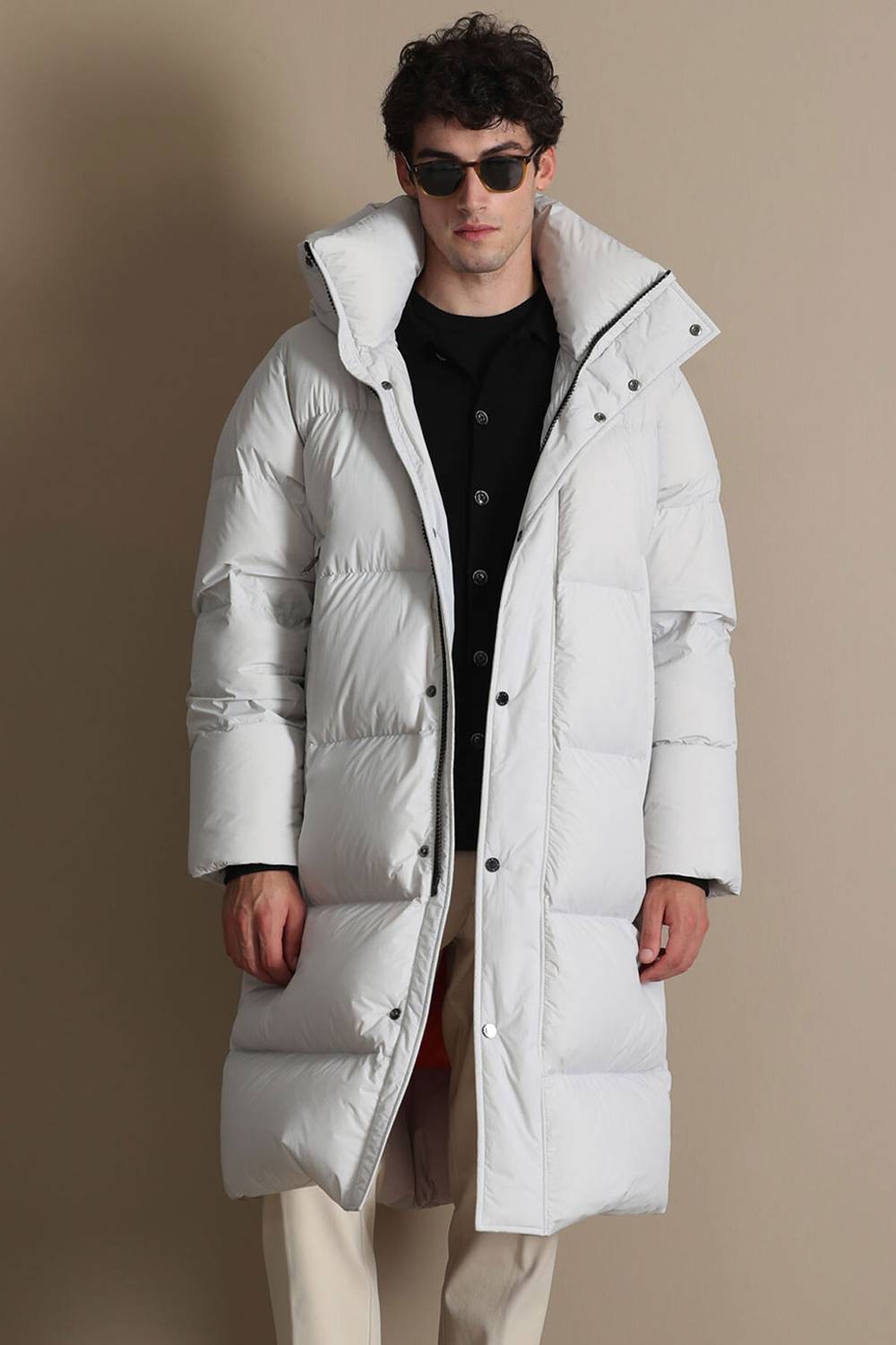 Чоловічий пуховик Done, кольору каміння, розміри 46-56