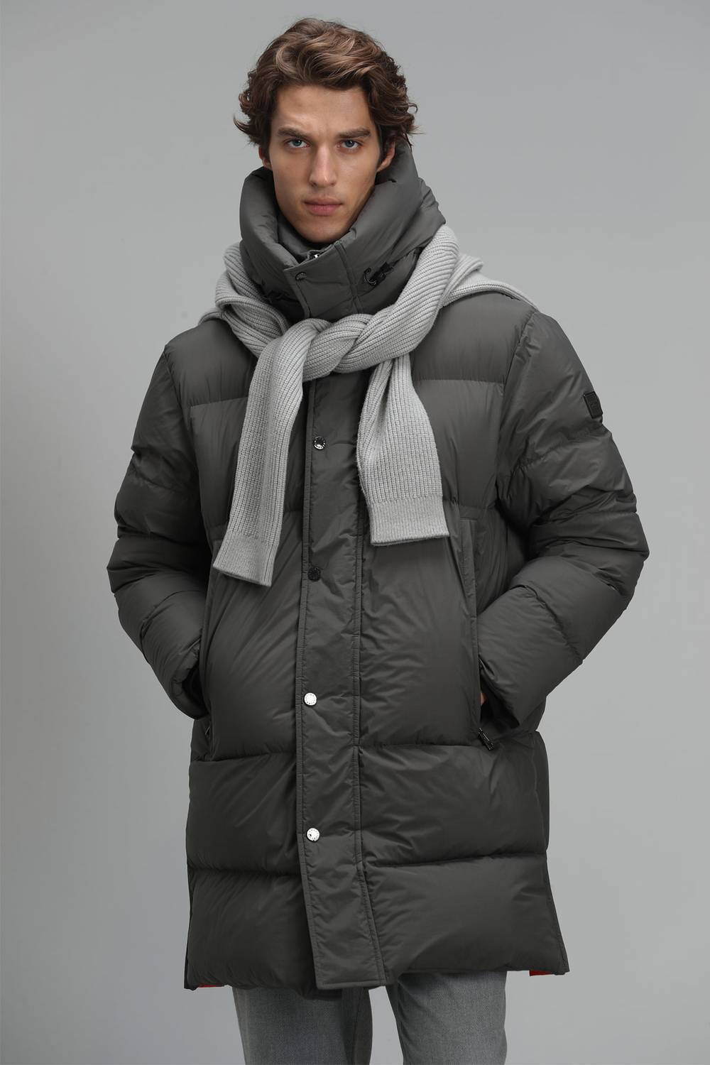 Victor Goose Feather Men's Coat Khaki